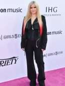 Avril Lavigne Cleavage at Variety Music Hitmakers Brunch in LA