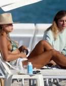 Brooks Nader in a Green Bikini in Miami Beach