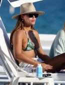 Brooks Nader in a Green Bikini in Miami Beach