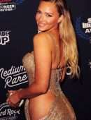 Camille Kostek in a Revealing Dress at 2021 Sports Illustrated Awards in Hollywood