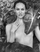 Candice Swanepoel Photoshoot Black and White