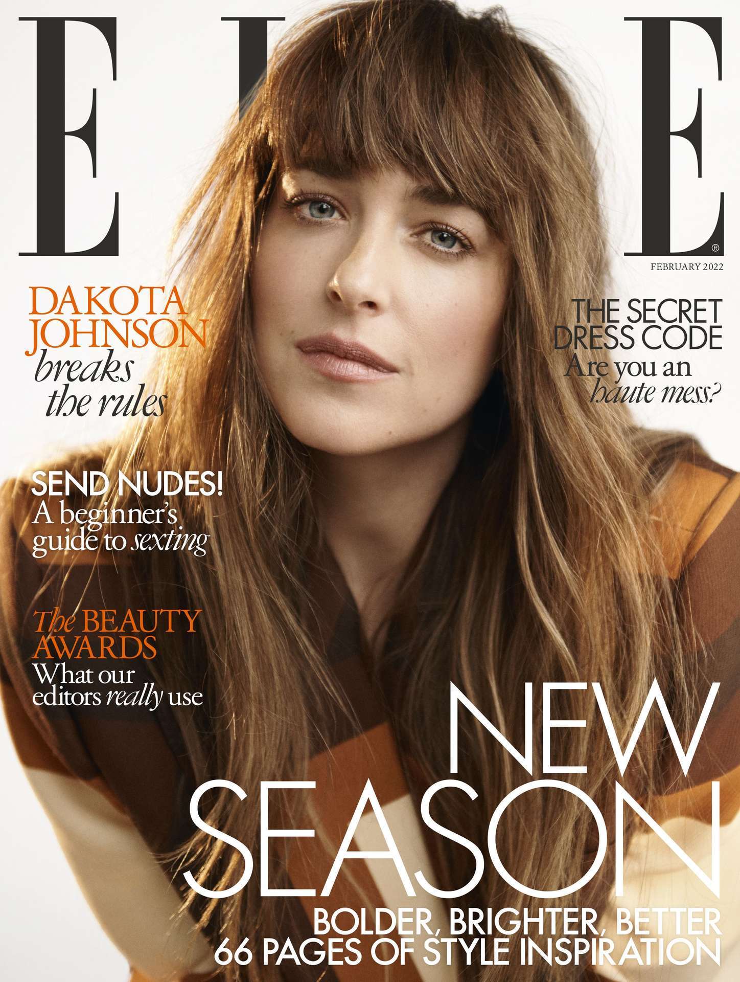 Dakota Johnson in Elle UK Magazine - February 2022
