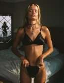 Frida Aasen in a Skimpy Lingerie for Vanessa Moody 2021 Campaign