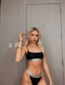 Jordyn Jones Booty in Thong Panties Photoshoot