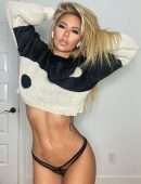 Kindly Myers Gorgeous Photoshoot in Thong Panties