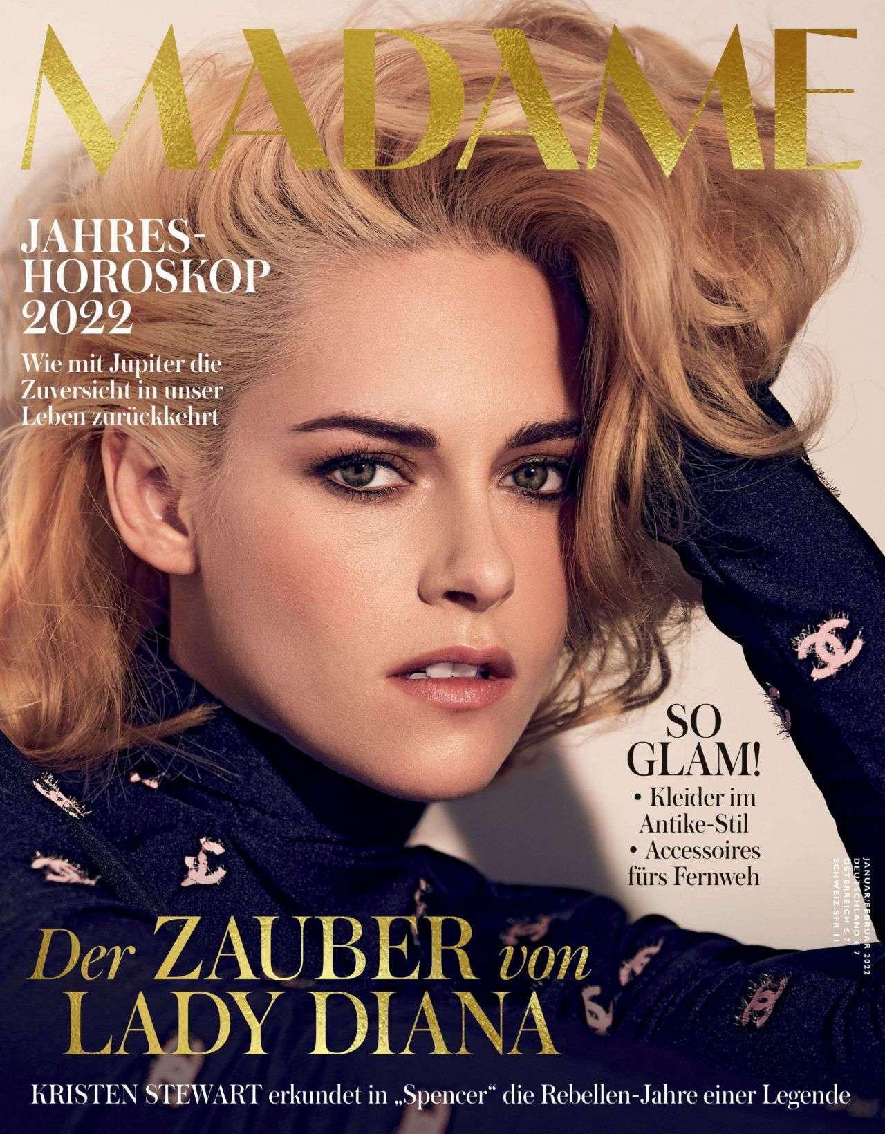 Kristen Stewart in Madame Magazine Germany - January / February 2022