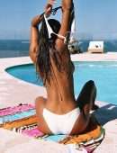 Lais Ribeiro Gorgeous in a Bambaswim Swimwear Photoshoot 2021
