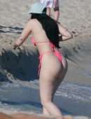 Noah Cyrus Booty in a Thong Bikini at a Beach in Miami