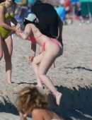 Noah Cyrus Booty in a Thong Bikini at a Beach in Miami