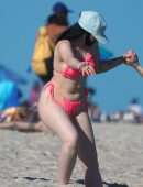 Noah Cyrus Booty in a Thong Bikini at a Beach in Miami
