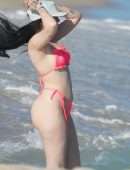 Noah Cyrus Booty in a Thong Bikini at a Beach in Miami