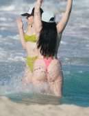Noah Cyrus Booty in a Thong Bikini at a Beach in Miami