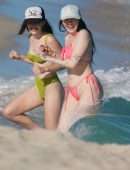 Noah Cyrus Booty in a Thong Bikini at a Beach in Miami