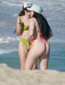 Noah Cyrus Booty in a Thong Bikini at a Beach in Miami
