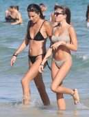 Thylane Blondeau in Bikini on a Beach in Miami