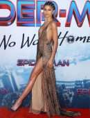Zendaya Coleman Leggy and Cleavage at “Spider-Man: No Way Home” Premiere in Los Angeles