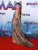 Zendaya Coleman Leggy and Cleavage at “Spider-Man: No Way Home” Premiere in Los Angeles