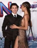 Zendaya Coleman Leggy and Cleavage at “Spider-Man: No Way Home” Premiere in Los Angeles