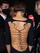 Zendaya Coleman, Beautiful in a Sheer Black Dress at Ballon D’Or Photocall in Paris