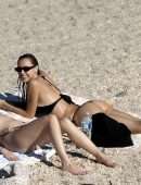 Alexis Ren Booty in a Tiny Bikini at the Beach in St Barts