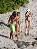 Alexis Ren Booty in a Tiny Bikini at the Beach in St Barts