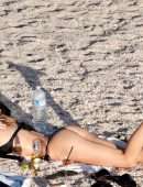 Alexis Ren Booty in a Tiny Bikini at the Beach in St Barts