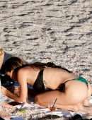 Alexis Ren Booty in a Tiny Bikini at the Beach in St Barts