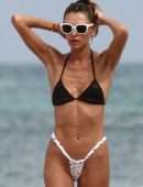 Alina Baikova on a Boat in a Skimpy Bikini in South Beach