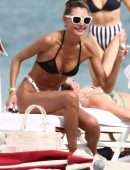 Alina Baikova on a Boat in a Skimpy Bikini in South Beach