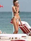 Alina Baikova on a Boat in a Skimpy Bikini in South Beach