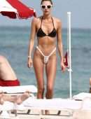 Alina Baikova on a Boat in a Skimpy Bikini in South Beach
