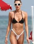 Alina Baikova on a Boat in a Skimpy Bikini in South Beach