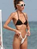 Alina Baikova on a Boat in a Skimpy Bikini in South Beach