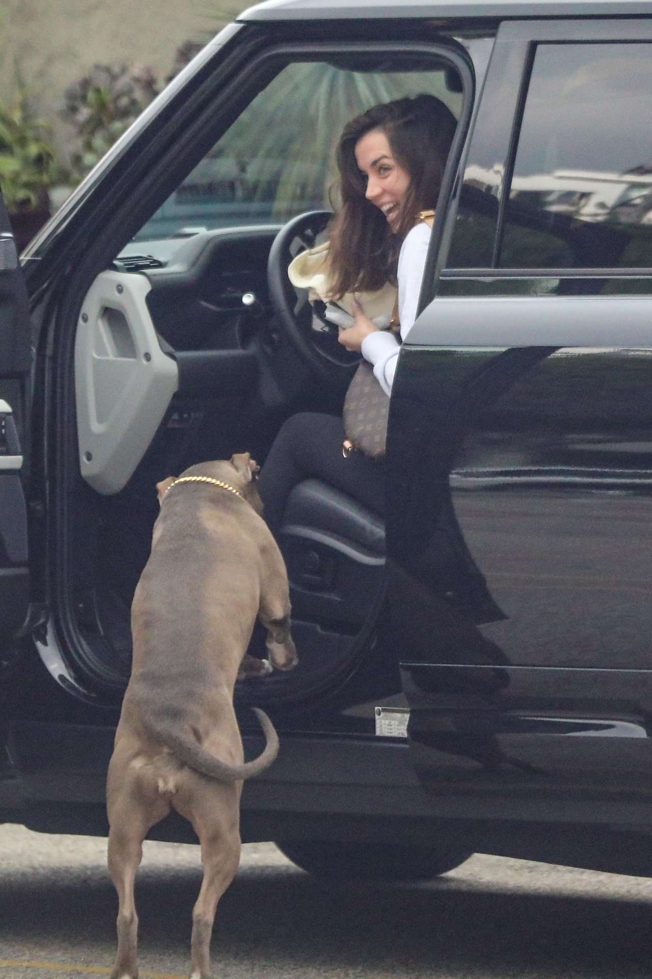 Ana de Armas Booty in Tights, Visiting a Friend in Santa Monica