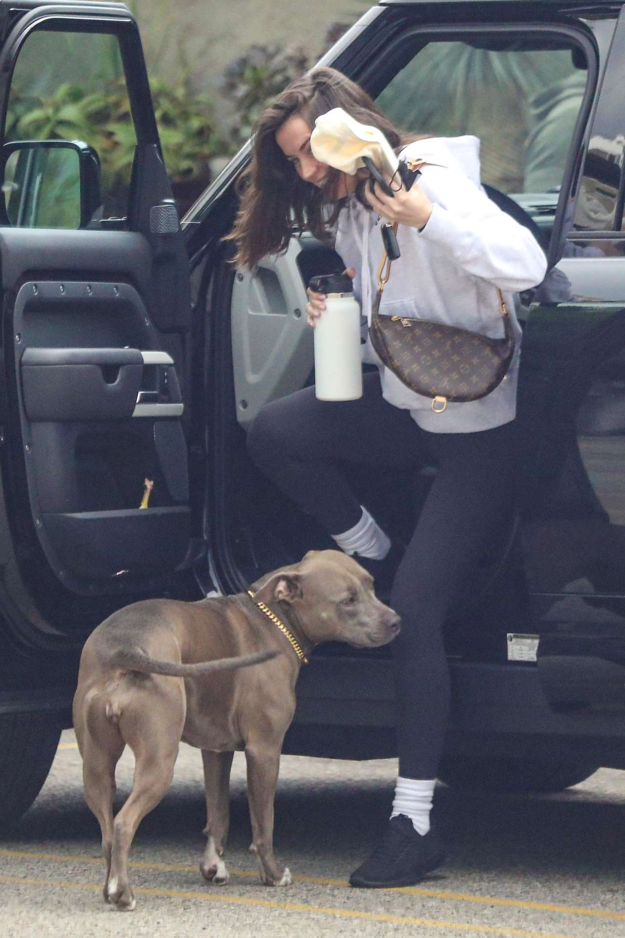 Ana de Armas Booty in Tights, Visiting a Friend in Santa Monica
