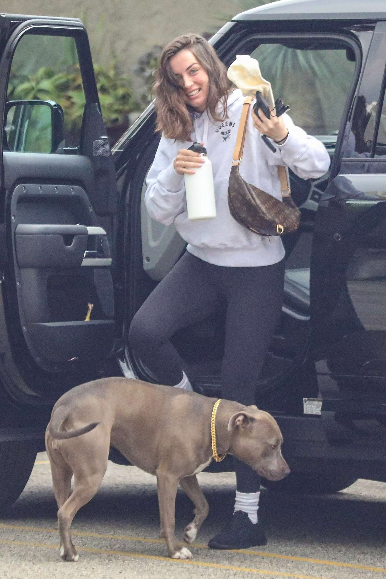 Ana de Armas Booty in Tights, Visiting a Friend in Santa Monica