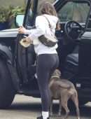 Ana de Armas Booty in Tights, Visiting a Friend in Santa Monica