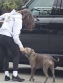 Ana de Armas Booty in Tights, Visiting a Friend in Santa Monica