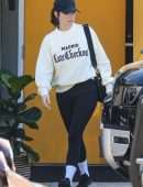 Ana de Armas Booty in Tights, Leaving a Workout in Santa Monica