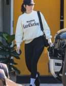 Ana de Armas Booty in Tights, Leaving a Workout in Santa Monica