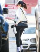 Ana de Armas Booty in Tights, Leaving a Workout in Santa Monica