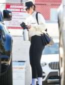 Ana de Armas Booty in Tights, Leaving a Workout in Santa Monica