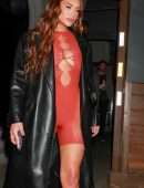 Anastasia Karanikolaou Cleavage and Leggy, at The Nice Guy in West Hollywood