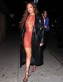 Anastasia Karanikolaou Cleavage and Leggy, at The Nice Guy in West Hollywood