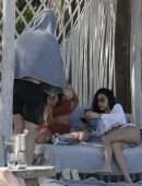 Chantel Jeffries with DJ Diplo at a Beach in Tulum
