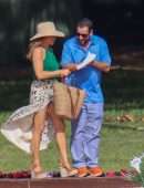 Jennifer Aniston Upskirt, Leggy and Pokies on Murder Mystery 2 Movie Set in Hawaii