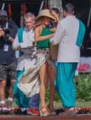 Jennifer Aniston Upskirt, Leggy and Pokies on Murder Mystery 2 Movie Set in Hawaii