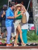 Jennifer Aniston Upskirt, Leggy and Pokies on Murder Mystery 2 Movie Set in Hawaii