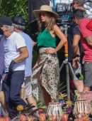 Jennifer Aniston Upskirt, Leggy and Pokies on Murder Mystery 2 Movie Set in Hawaii
