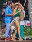 Jennifer Aniston Upskirt, Leggy and Pokies on Murder Mystery 2 Movie Set in Hawaii